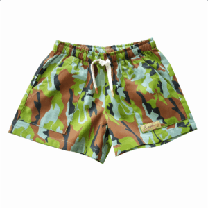 Boys Camo Cotton Shorts