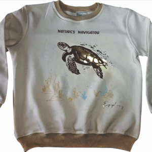 Organic cotton turtle sweater