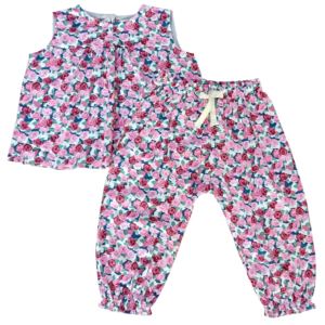 Lil wanderer set- Rose print